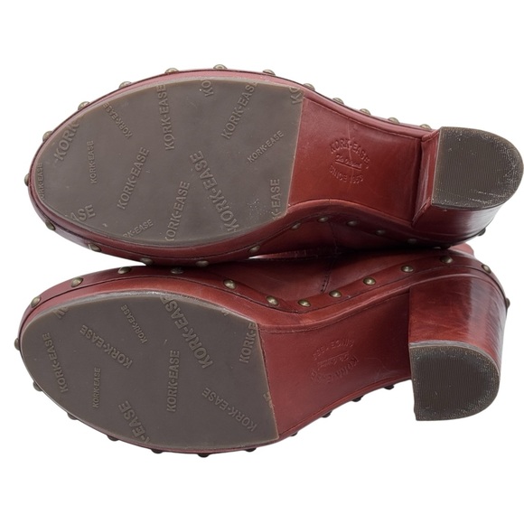 Kork-Ease Women’s Ryanne Cognac Leather Heeled Boots -Size 10 - Picture 8 of 13